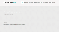 Desktop Screenshot of cashrecoverynow.com